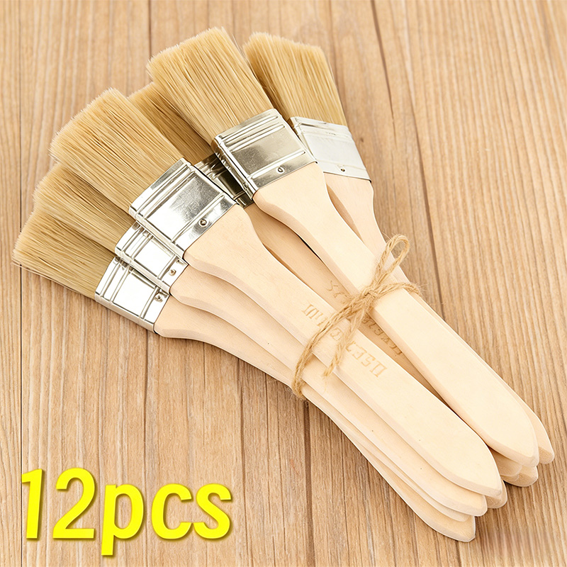 Wood Stain Brush - 1-24Pcs Professional Paint Brushes Set with