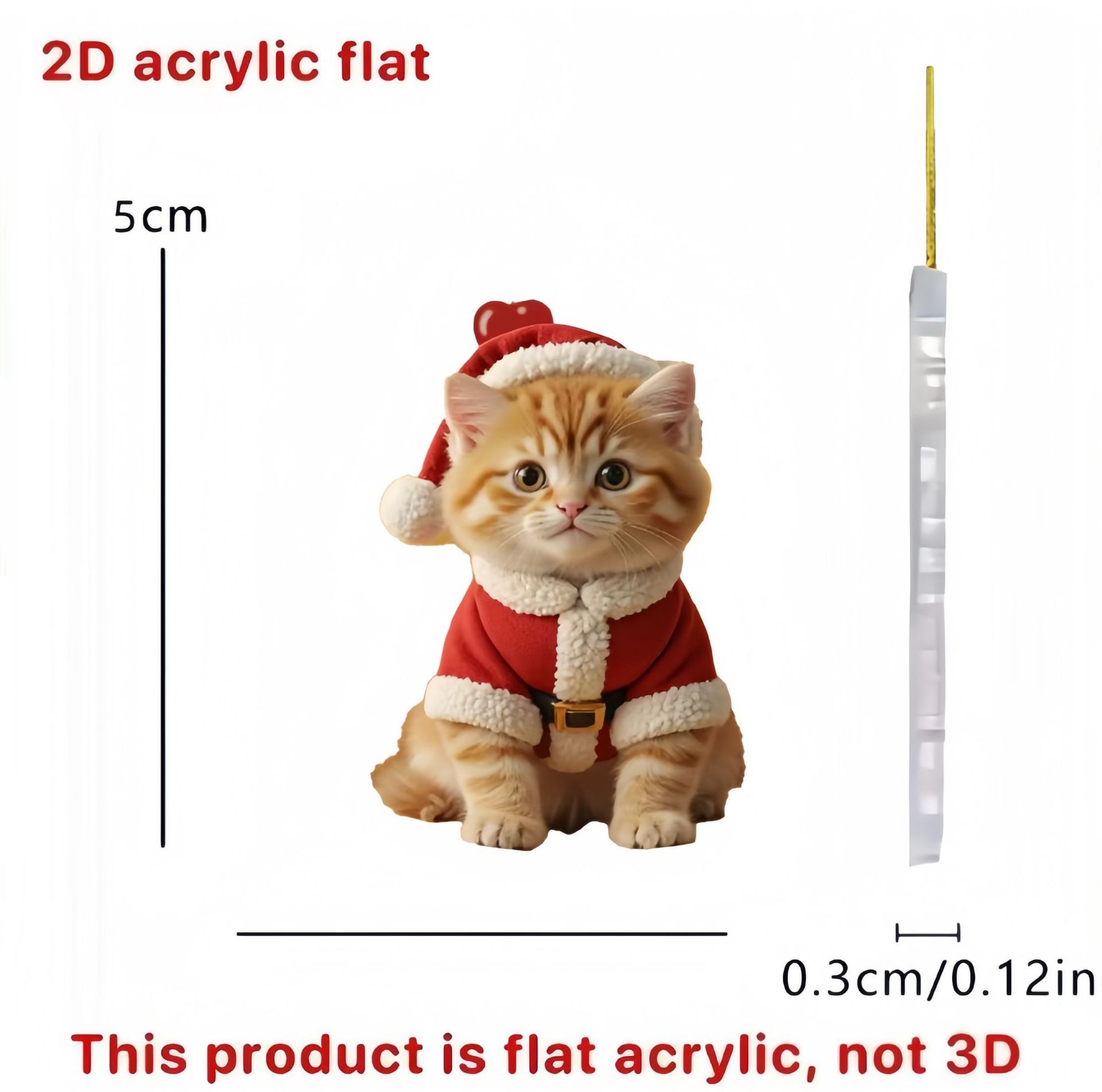 Home Improvement Shop - Acrylic Pendant Flat Keychain Decoration Christmas