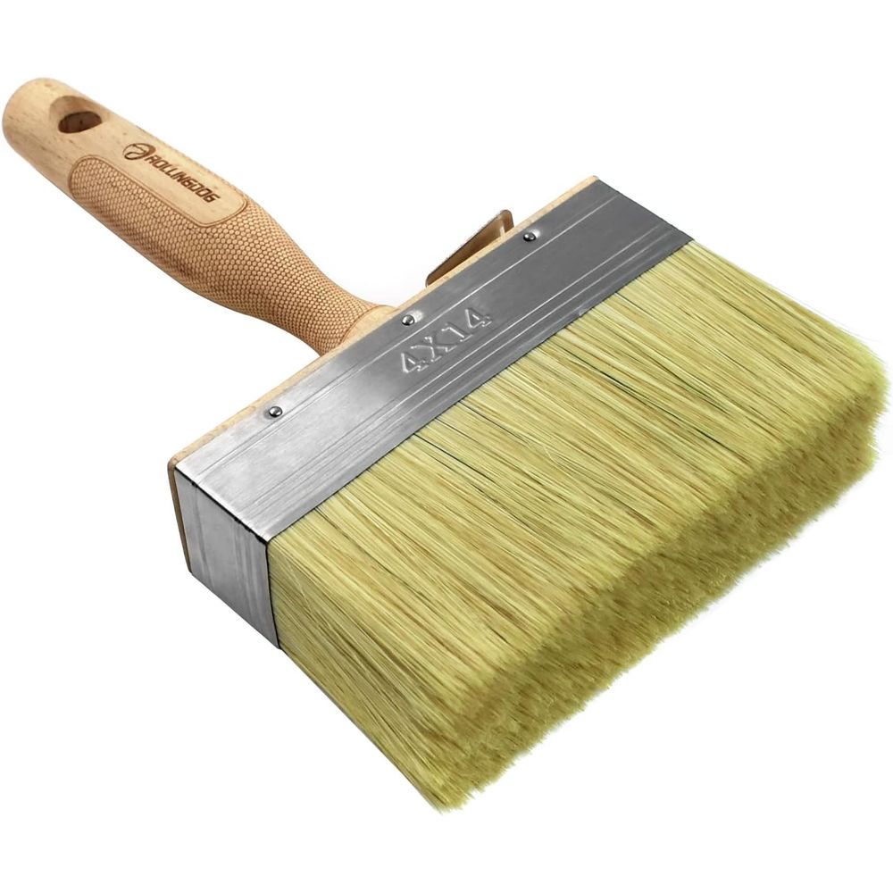 5.5 Large Limewash Deck Stain  - Wood Stain Brush review and price