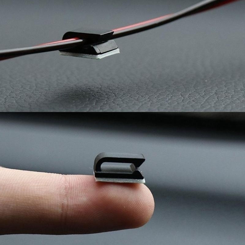 20pcs Self-adhesive Car Fixed  - Cable Staple Clip review and price