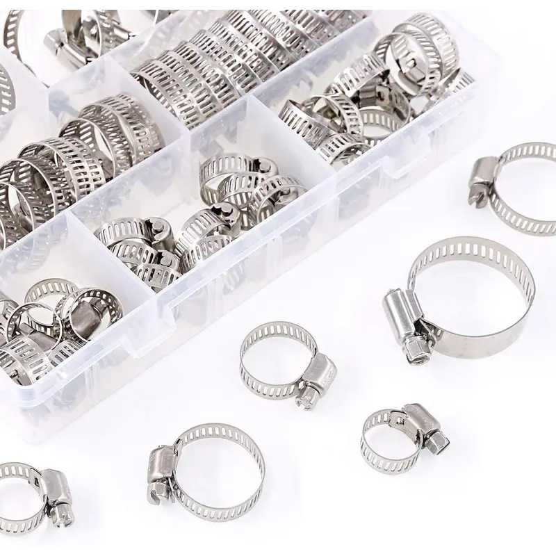 60Pcs Fuel Injection Hose Line - Hose Clamp Assorted review and price