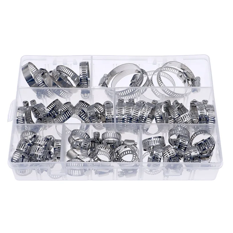 60Pcs Fuel Injection Hose Line - Hose Clamp Assorted review and price