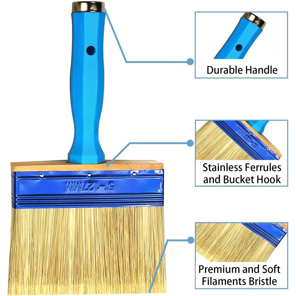 Triple Set of Heavy-Duty Paint - Wood Stain Brush review and price