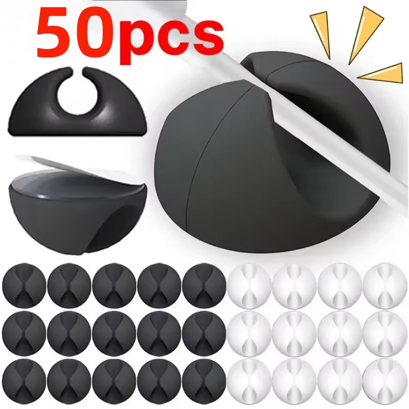 5/50Pcs Cable Clip Winder Orga - Cable Staple Clip review and price