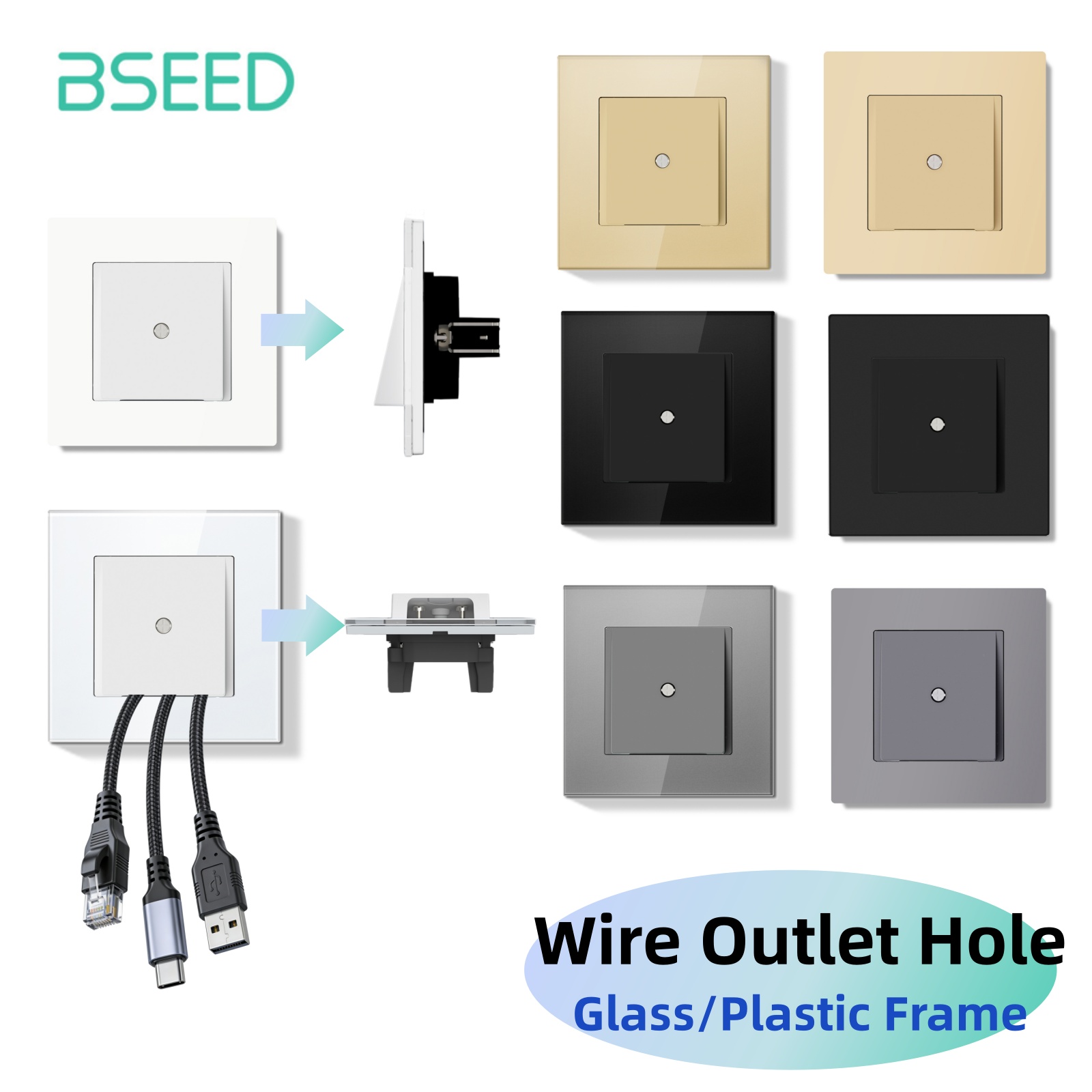 Bseed E Seires Wall Wire Outle - Home Improvement Warehouse review and price