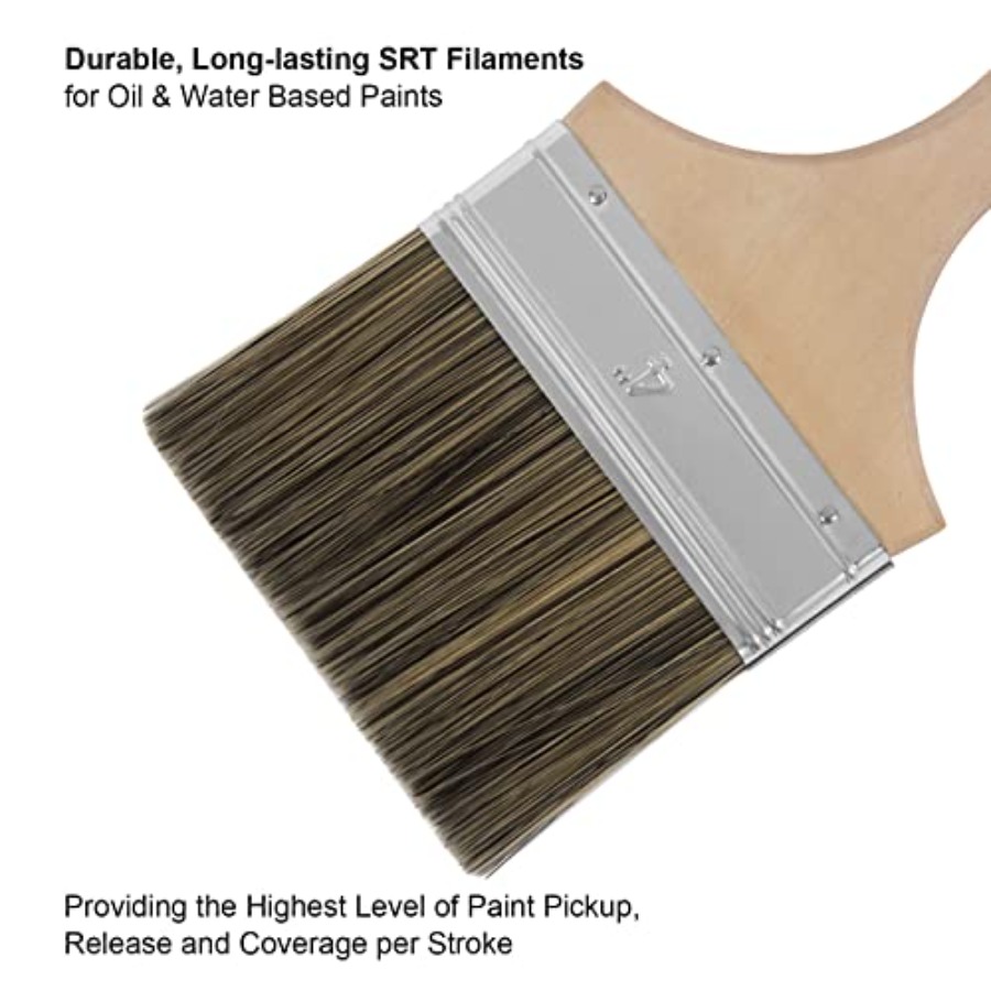 Double Thick Chip Paint Brush  - Wood Stain Brush review and price