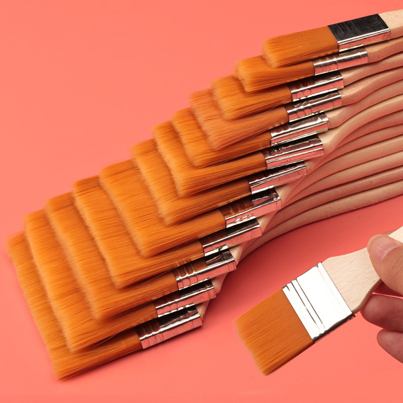 12pcs Nylon Paint Brushes Larg - Wood Stain Brush review and price