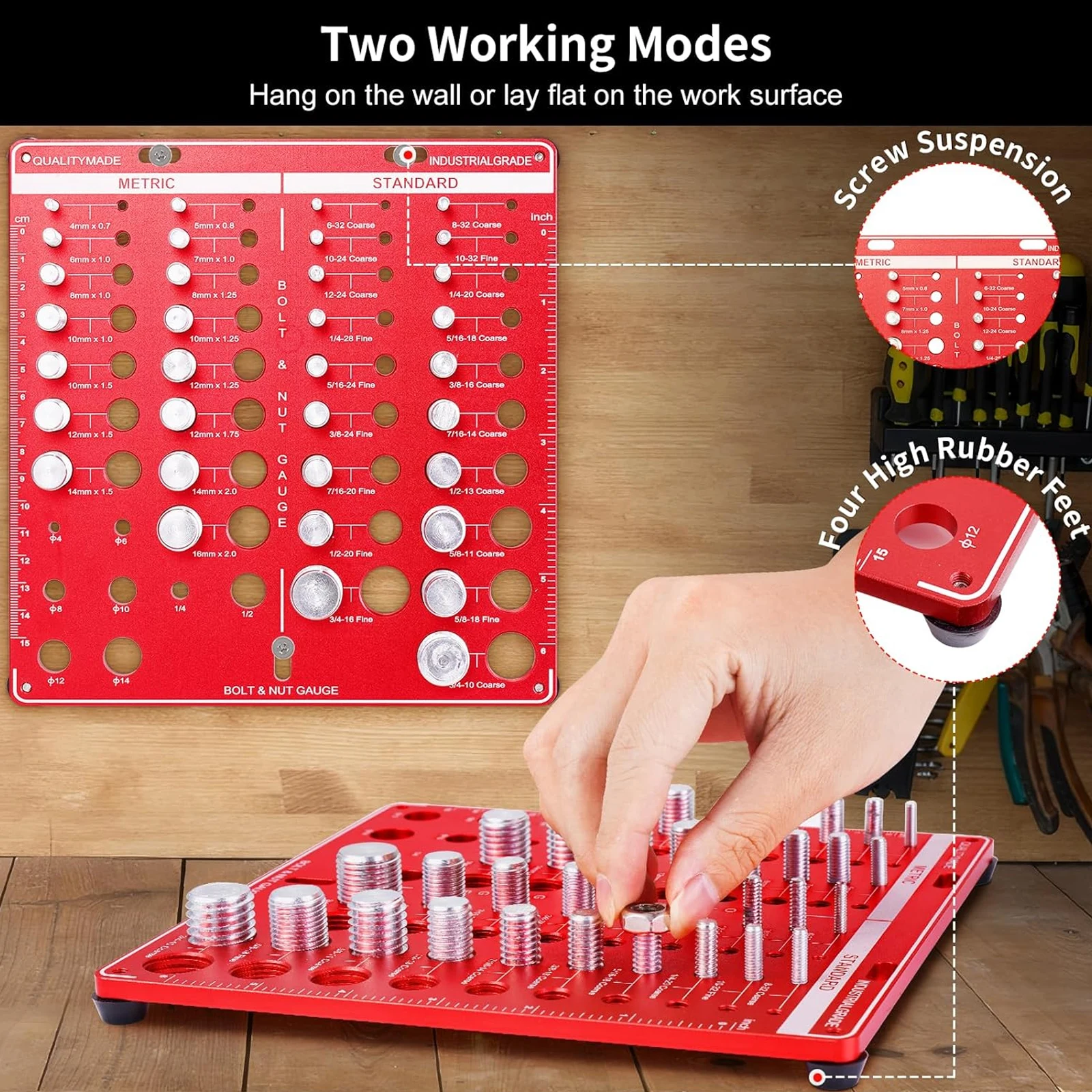 Nut and Bolt Thread Gauge Set  - Home Improvement Warehouse review and price