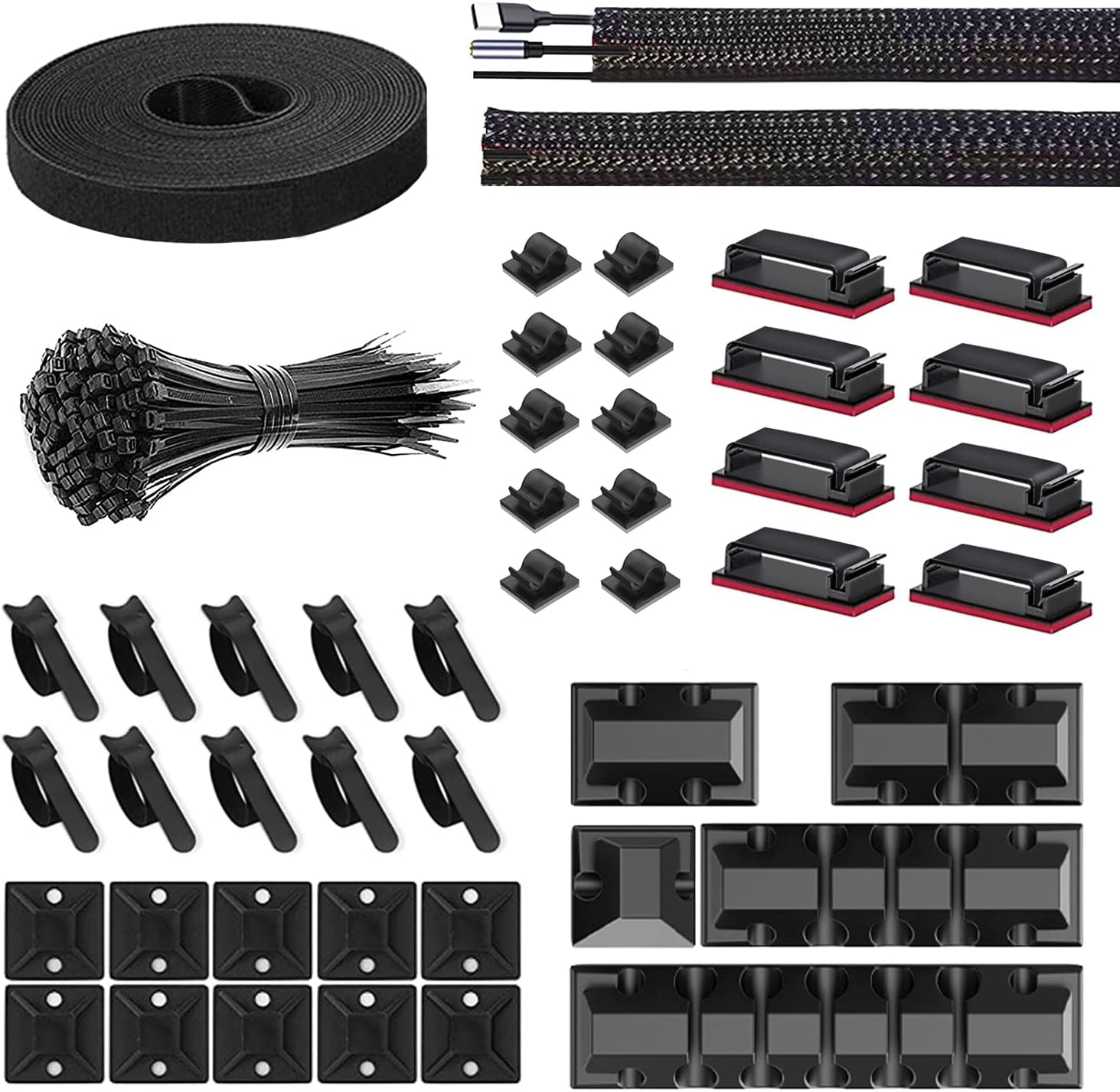 146 Pcs Cable Organizer Set Co - Cable Staple Clip review and price