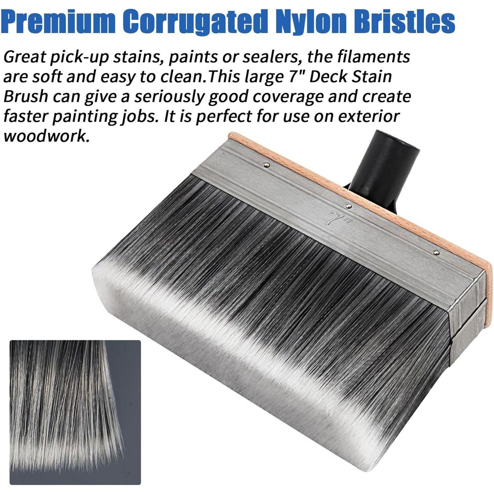 7-Inch Heavy-Duty Outdoor Stai - Wood Stain Brush review and price