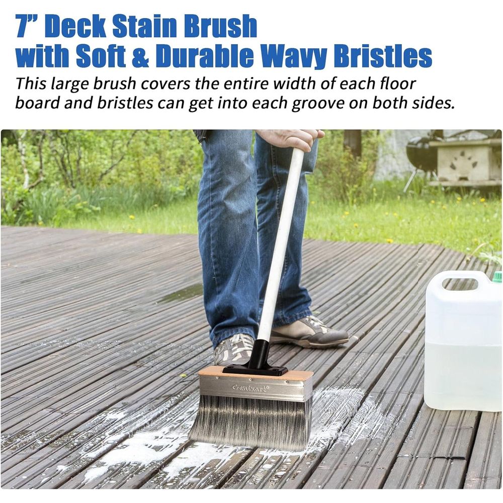7-Inch Heavy-Duty Outdoor Stai - Wood Stain Brush review and price