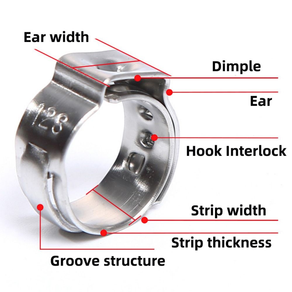 10Pcs 5.3-31mm Hose Clamp Sing - Hose Clamp Assorted review and price