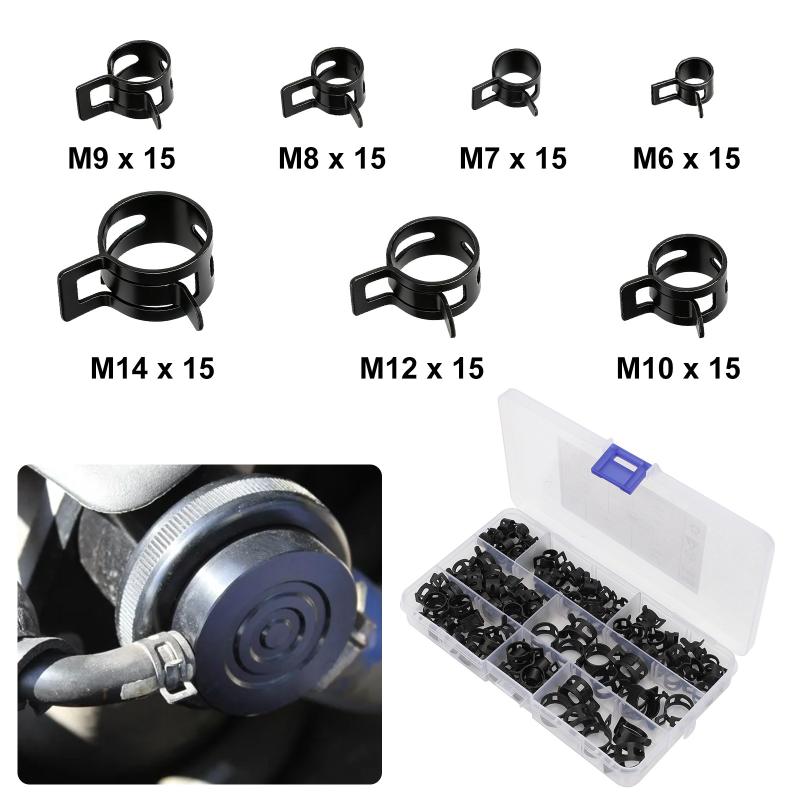 105Pcs Spring Band Hose Clamps - Hose Clamp Assorted review and price
