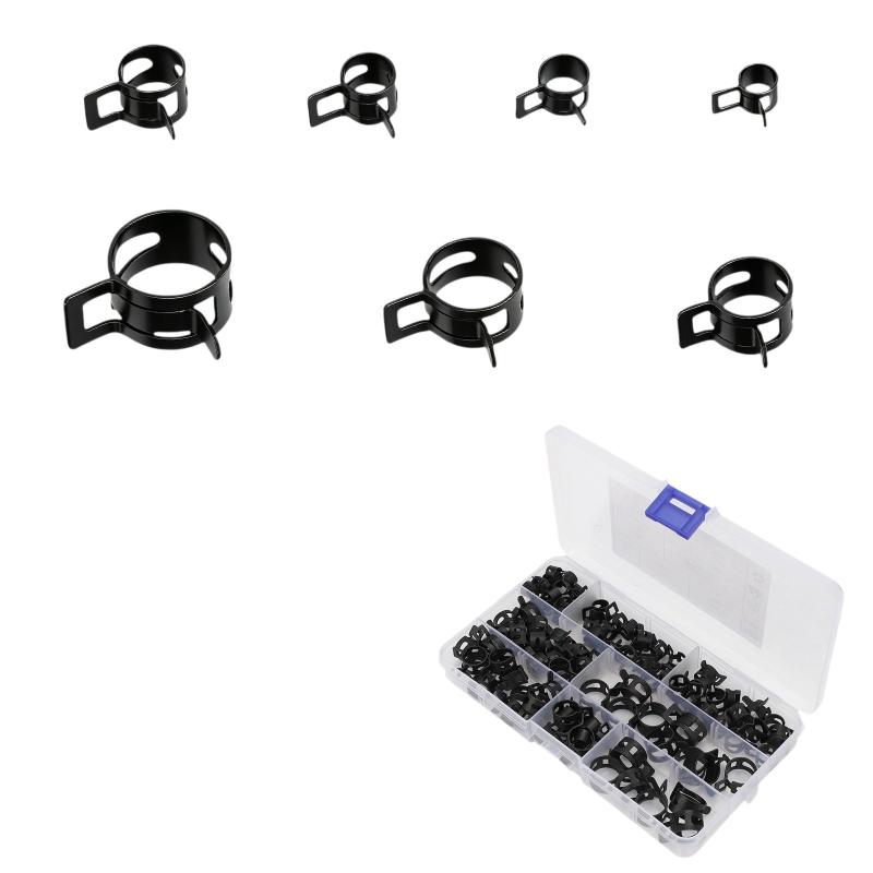 105Pcs Spring Band Hose Clamps - Hose Clamp Assorted review and price