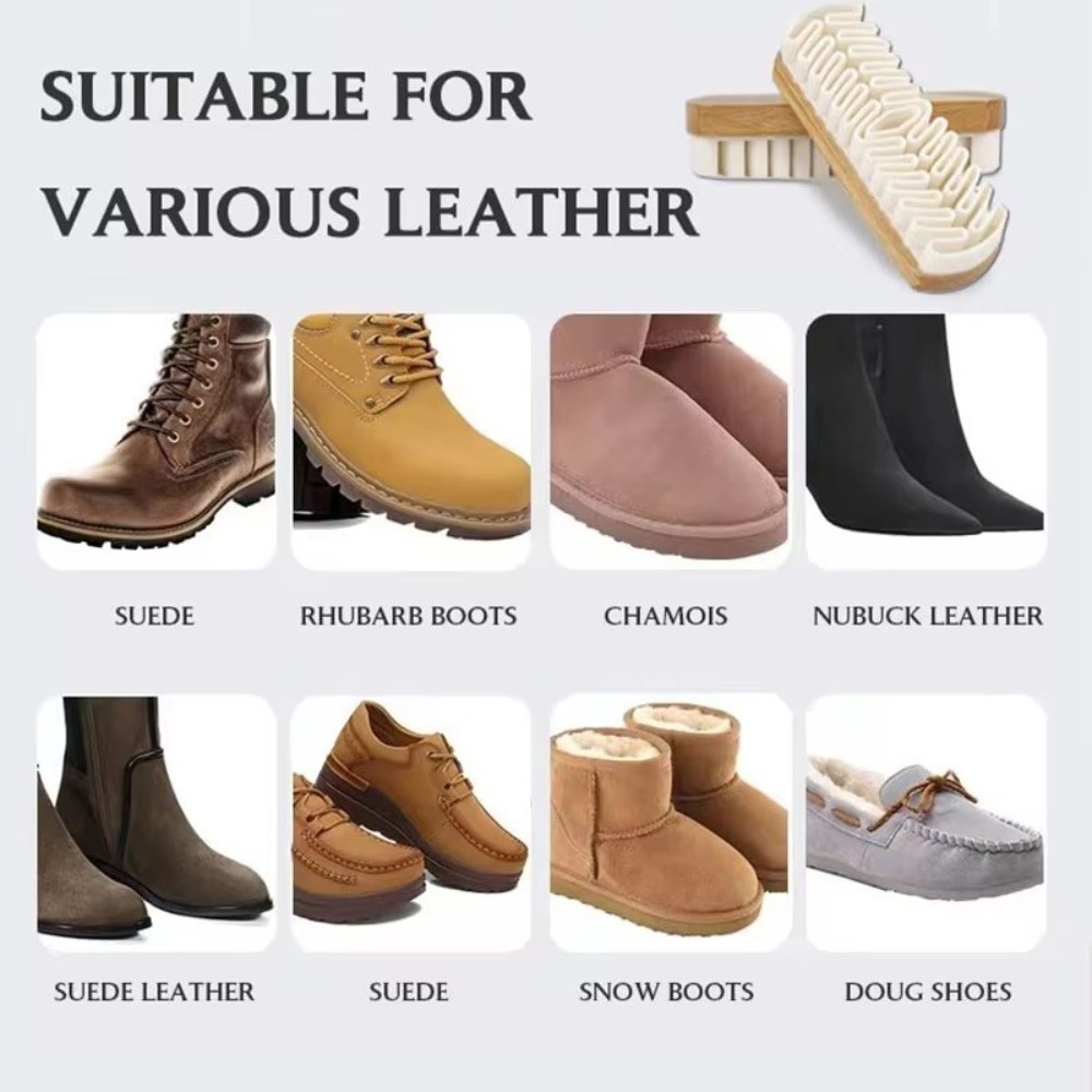 New Rubber Suede shoe Brush Wo - Wood Stain Brush review and price