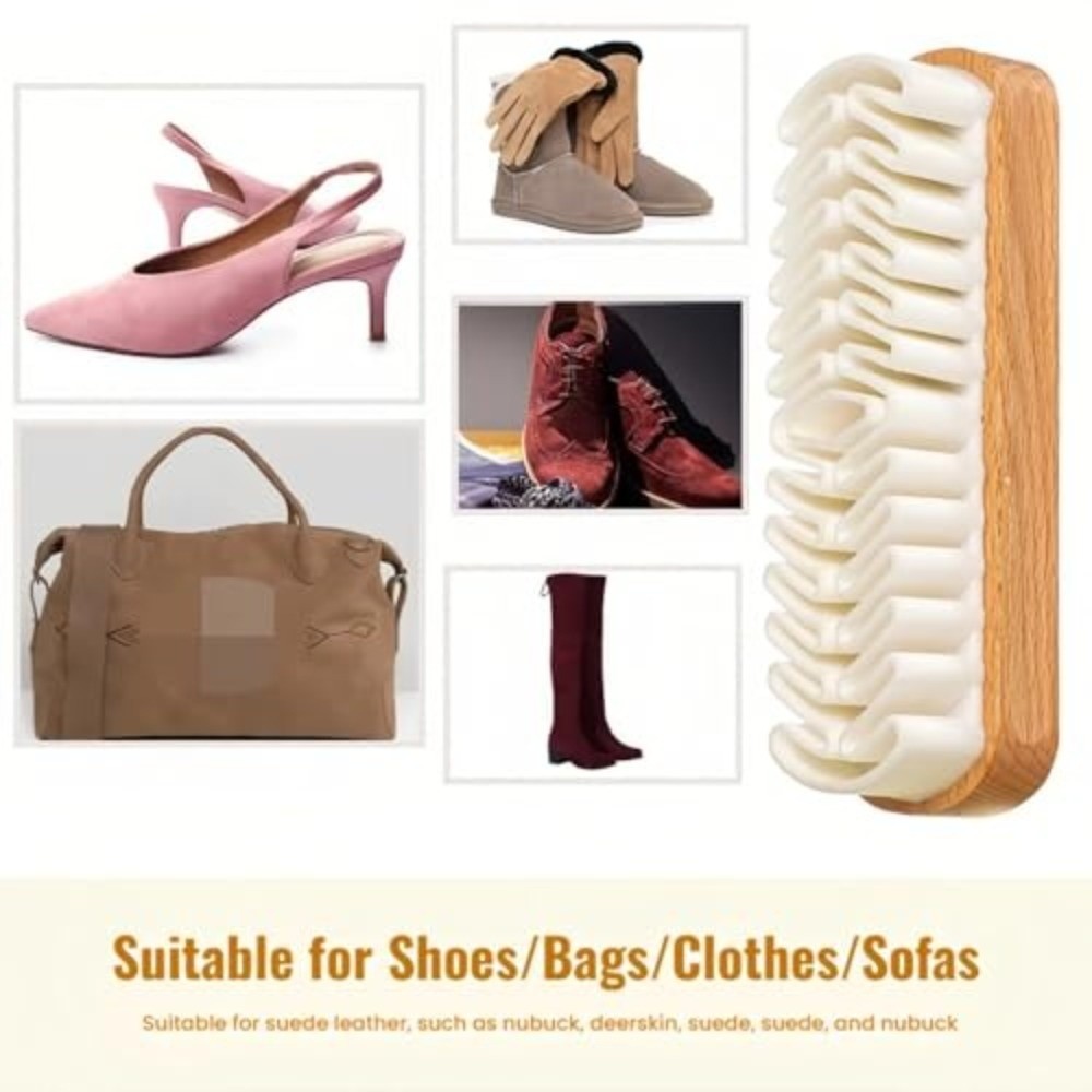 New Rubber Suede shoe Brush Wo - Wood Stain Brush review and price