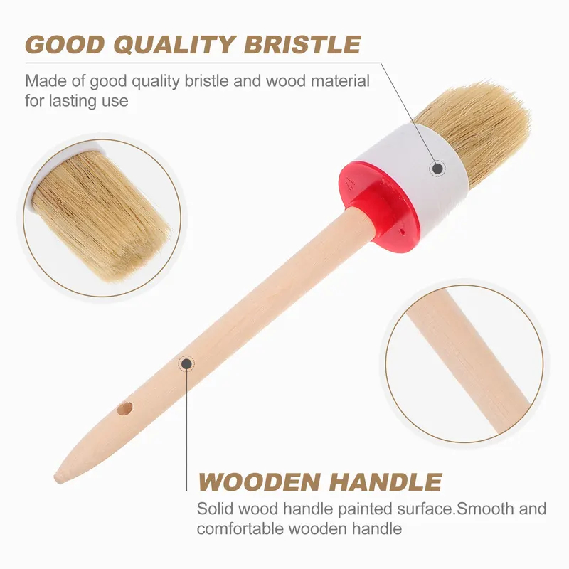 6Pcs Premium Bristle Paint Bru - Wood Stain Brush review and price