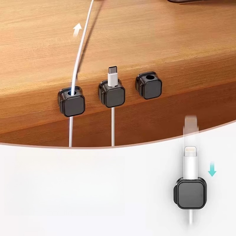 Magnetic Cable Organizer Deskt - Cable Staple Clip review and price