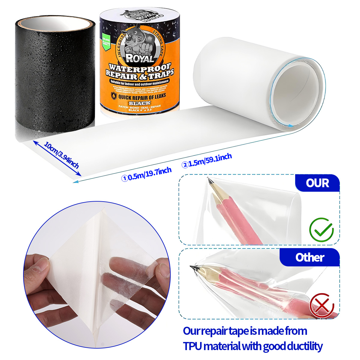 Waterproof Tape for Leak Repai - Roof Sealant Patch review and price